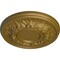 Ekena Millwork Odessa Ceiling Medallion (Fits Canopies up to 2 1/2"), Hand-Painted Gold, 7 1/2"OD x 1 1/8"P CM07ODGLS - alternate 5